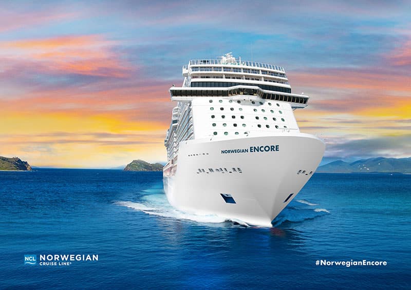 Norwegian Cruise Line annuncia una nuova nave: Norwegian Encore